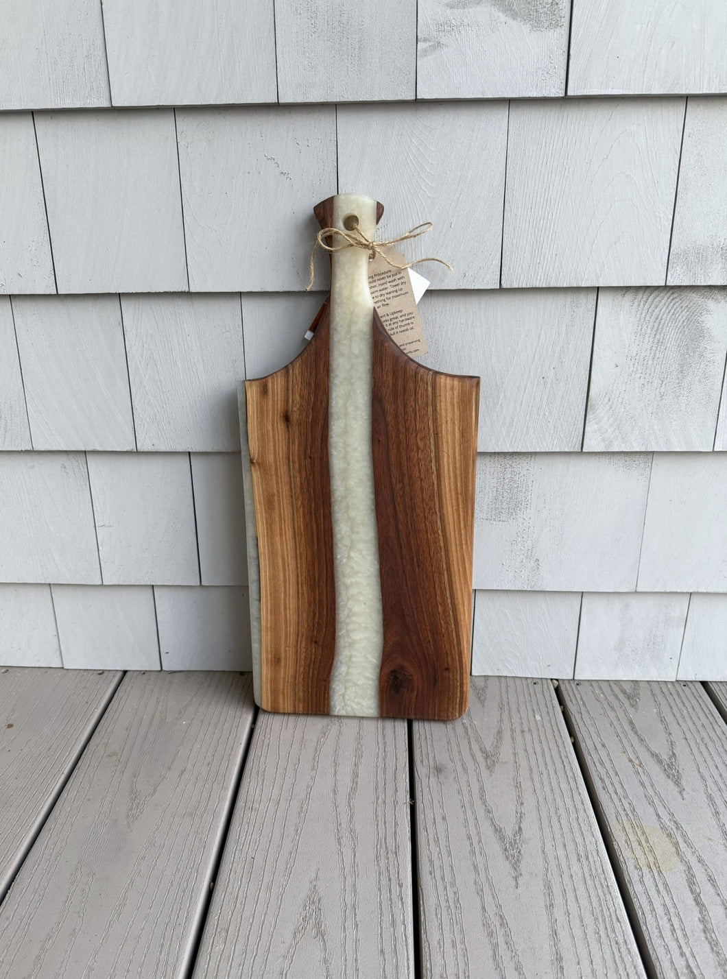 Pearl White Resin River Medium Paddle